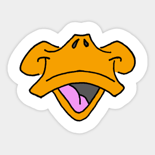 Duckface Sticker